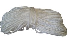 Rolo de corda branca 8 mm 110 m
